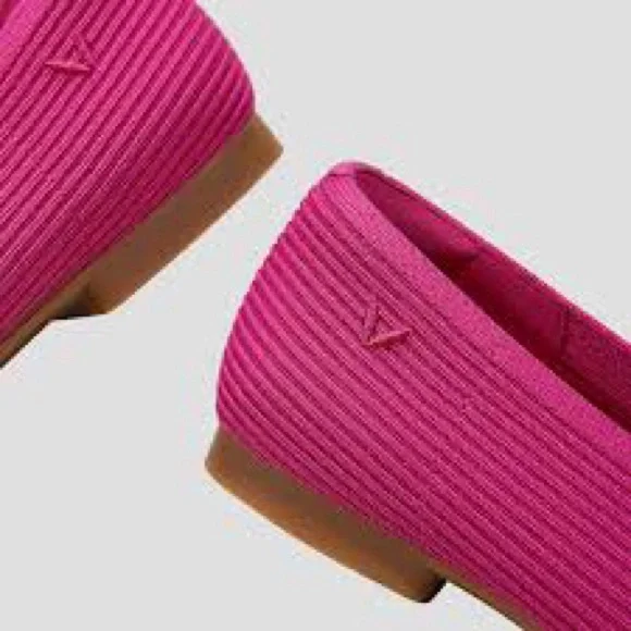 VIVAIA Tamia 2.0 Women's Ballet Flats, Almond Toe Slip On Washable Pitaya 6 - Picture 4 of 15